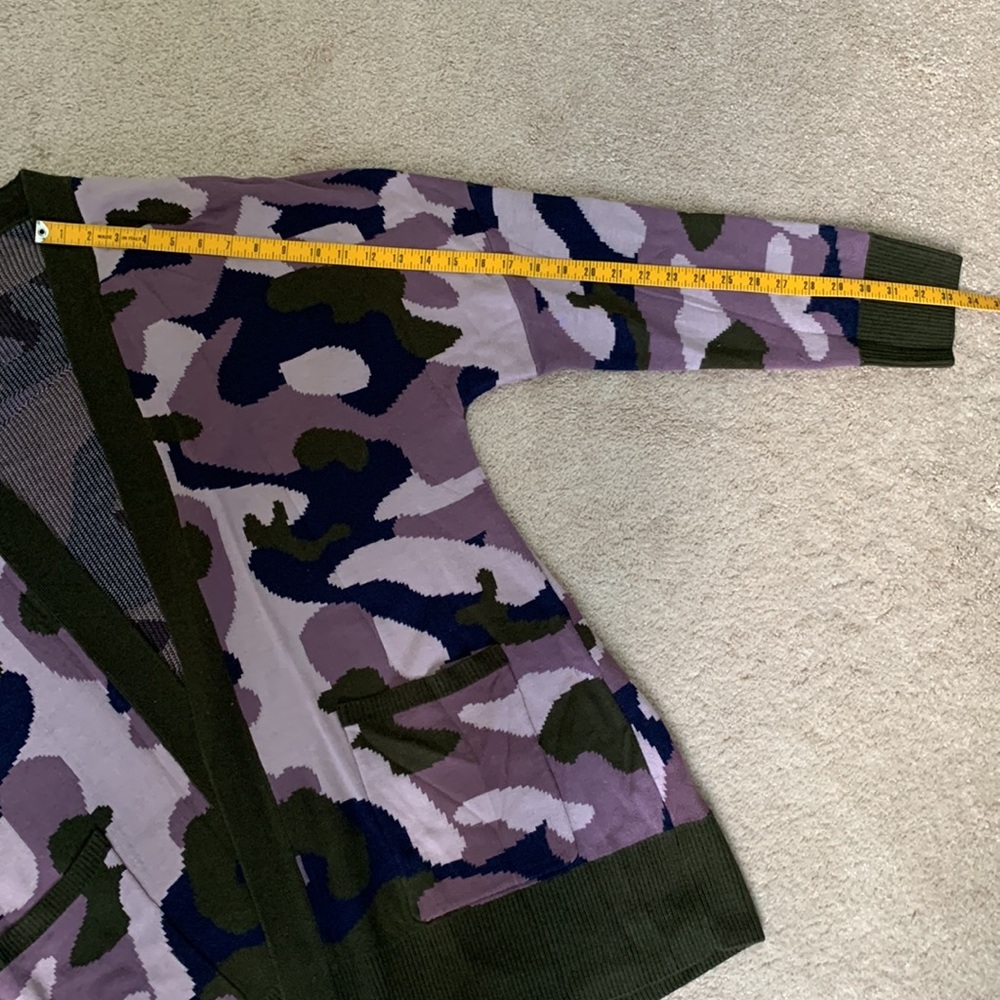 NWOT Urban Camo Cardigan - Picture 4 of 5